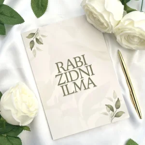 A beautifully designed notebook featuring the Islamic prayer “Rabi Zidni Ilma” — a daily reminder to seek knowledge and grow in faith. Ideal for study, journaling, or gifting.